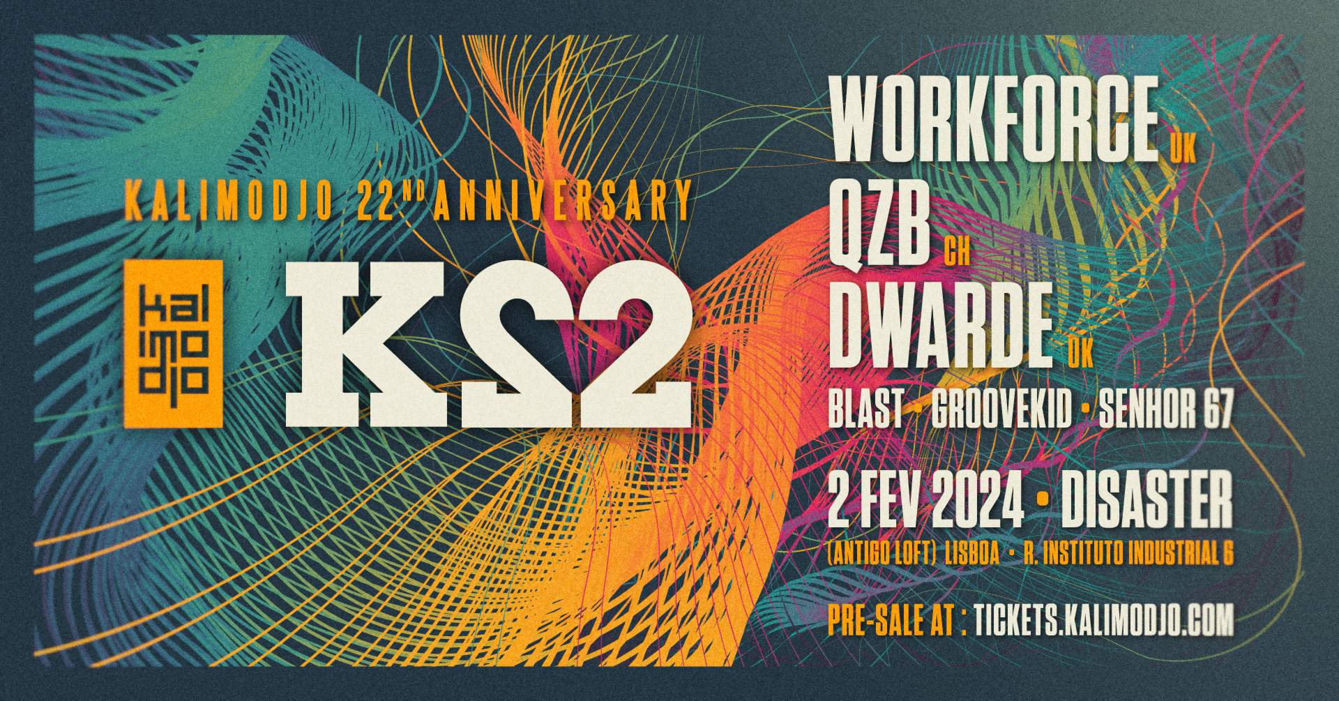 K22 - KALIMODJO 22nd Anniversary - フライヤー表