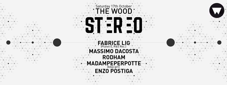 Stereo with Fabrice Lig - フライヤー表