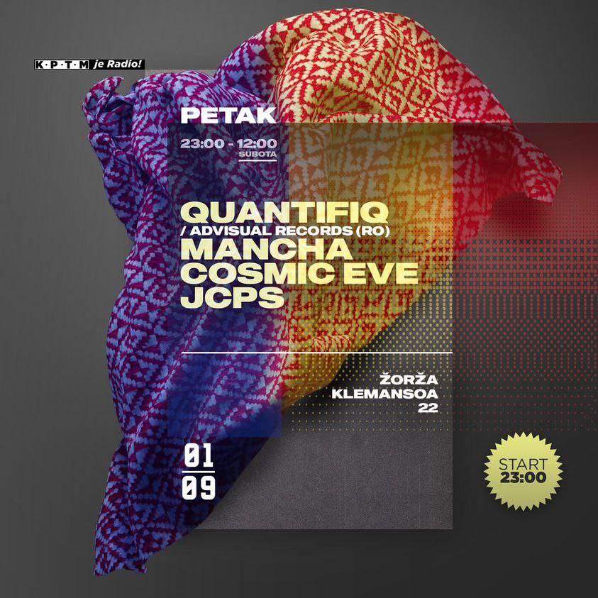 KPTM: Quantifiq, Mancha, Cosmic Eve, Jcps - Página frontal