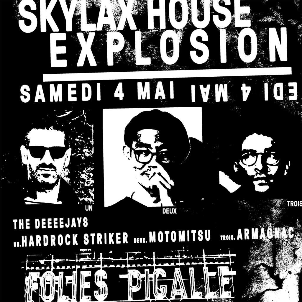 Skylax x Folies Paris: Hardrock Striker, Armagnac, Motomitsu - Página trasera
