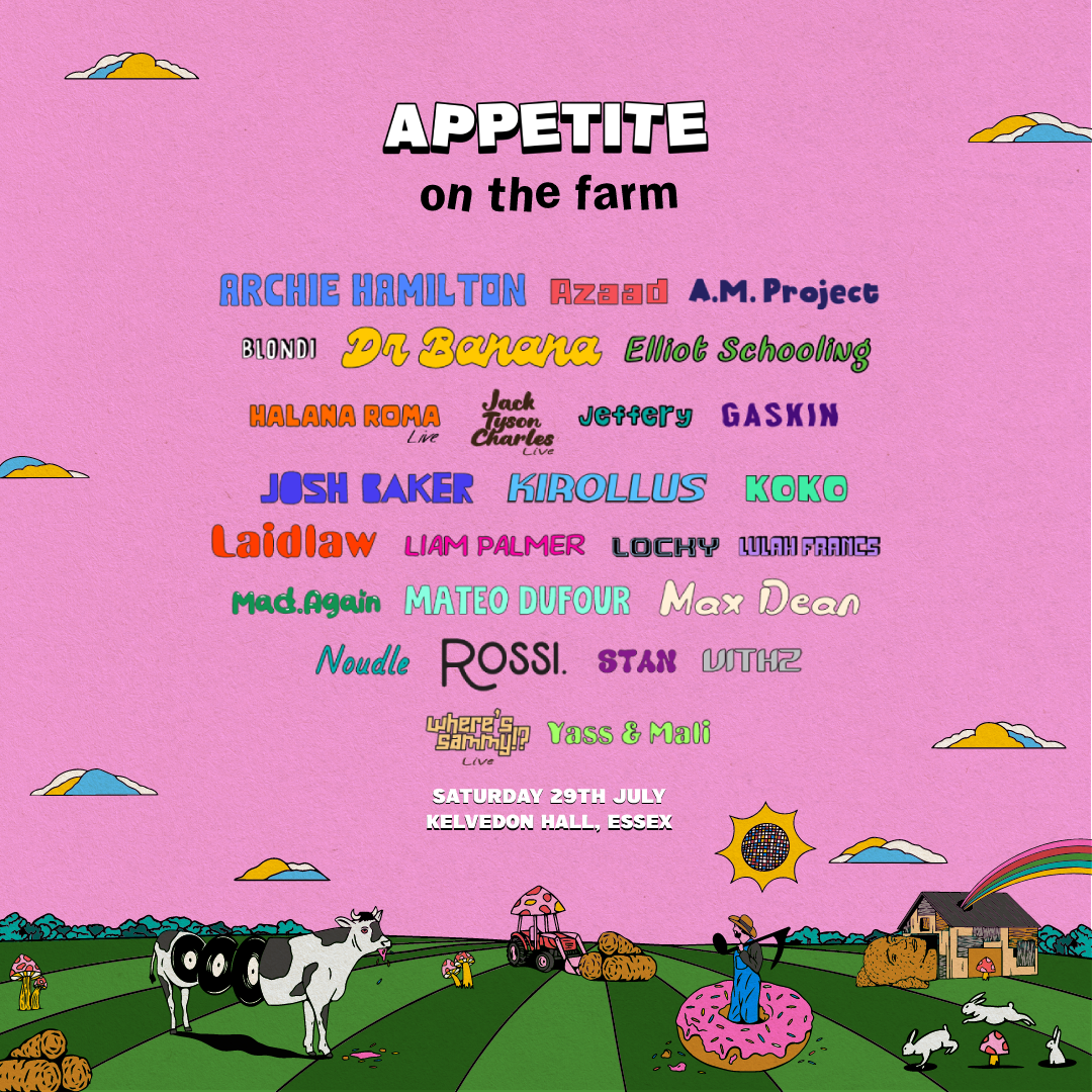 Appetite' On The Farm at Kelvedon Hall, London