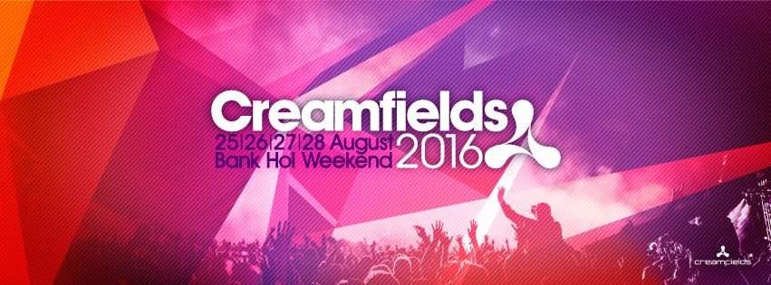 Creamfields 2016 - Day 1 - フライヤー表