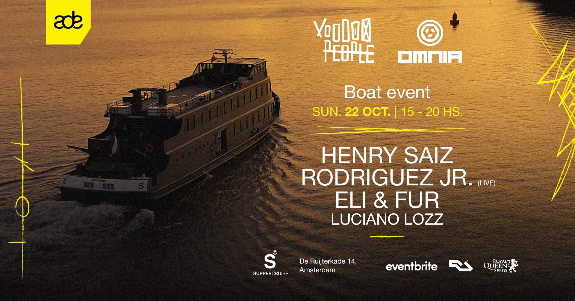 Voodoo People & Omnia ADE Sunset Boat Party feat Henry Saiz, Eli & Fur & Rodriguez Jr (Live) - Página frontal