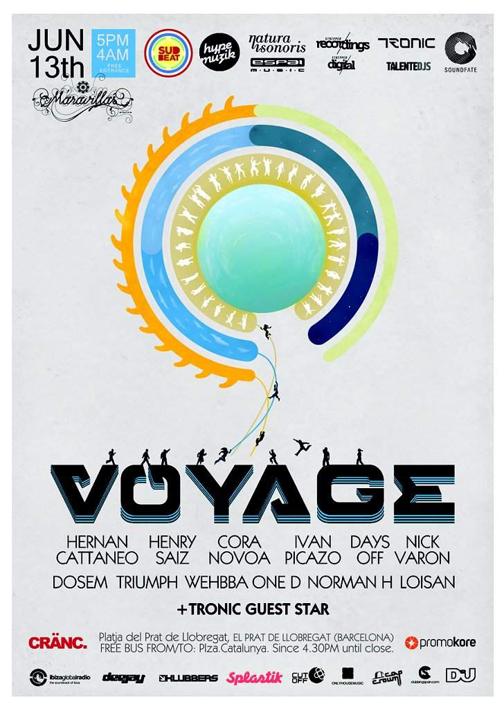Voyage 'Off Sonar - Página frontal