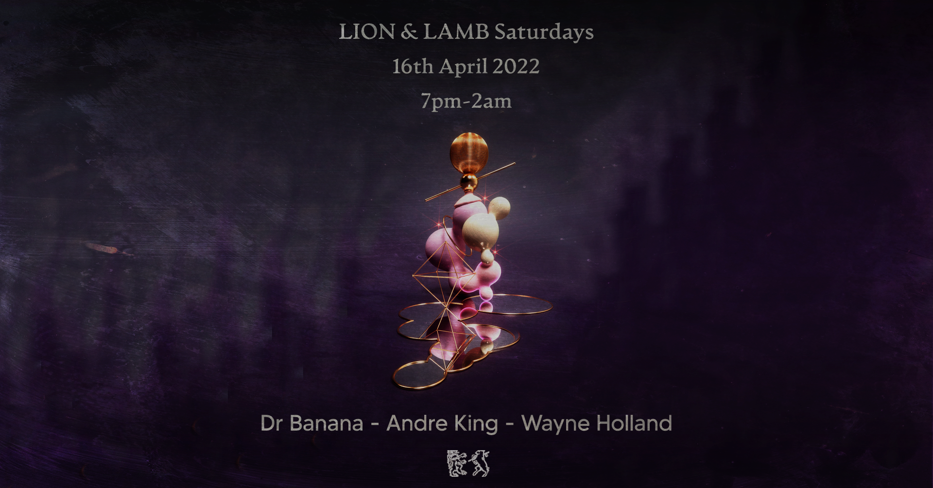 Lion & Lamb Saturdays with Dr Banana, Andre King and Wayne Holland - Página frontal