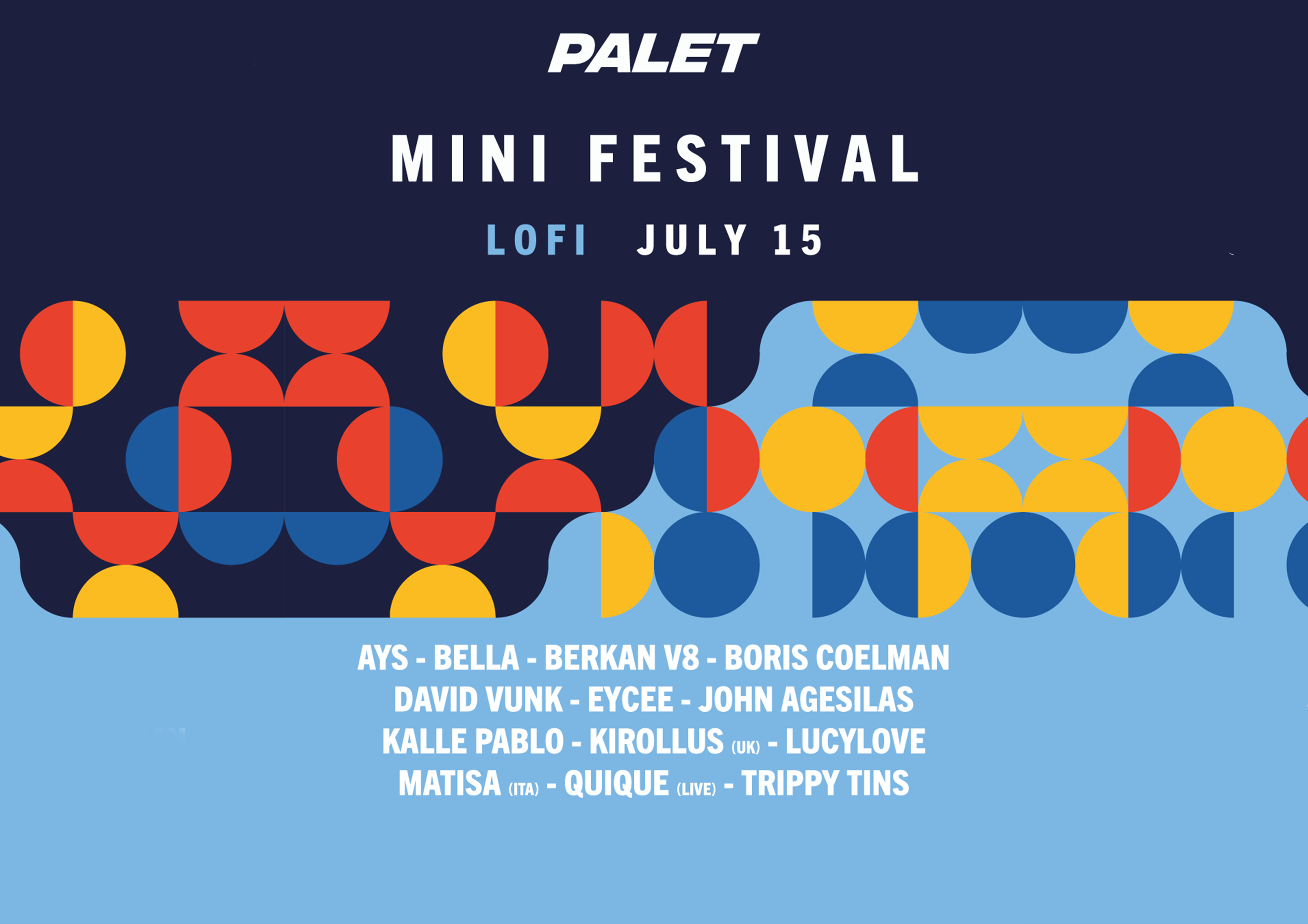 PALET Mini Festival - フライヤー表
