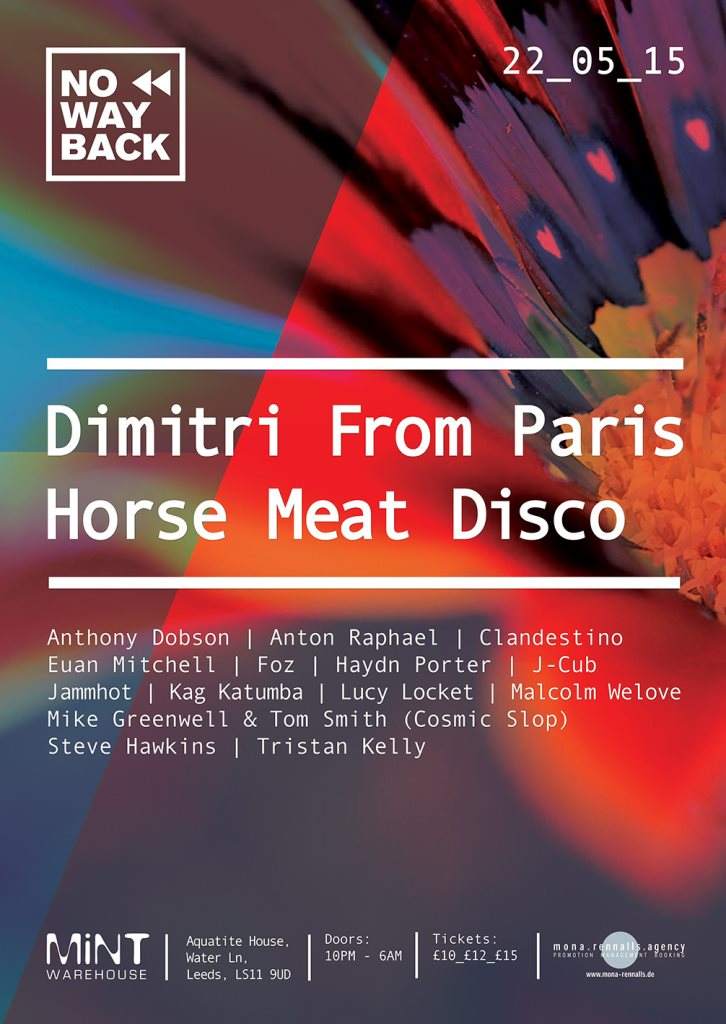 No Way Back presents Dimitri From Paris, Horse Meat Disco & More a Mint ...