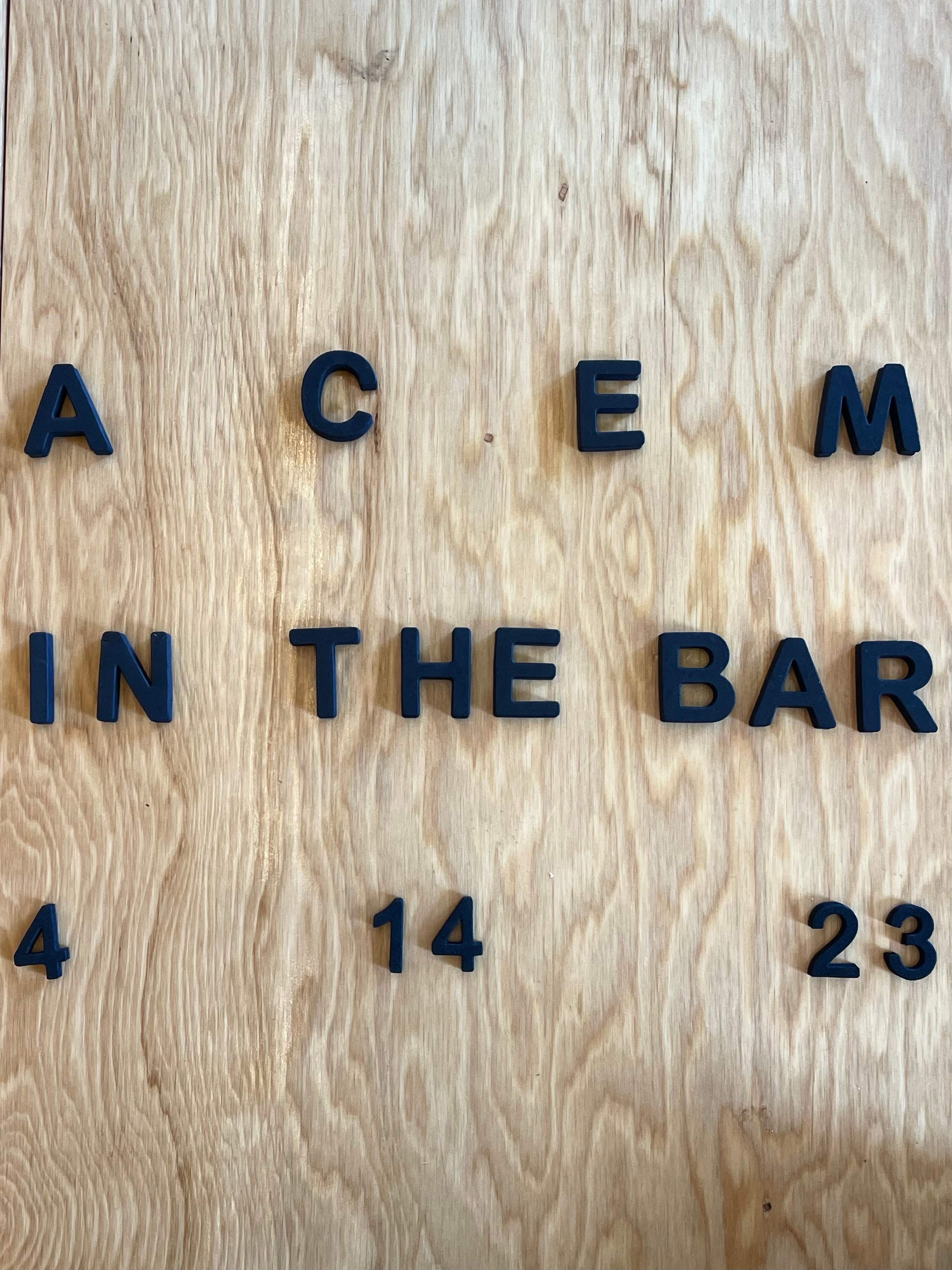 In the Bar: ACEM - フライヤー表