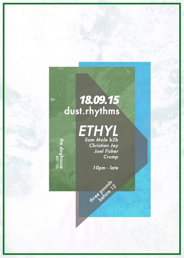 Dust.Rhythms004 with Ethyl - フライヤー表