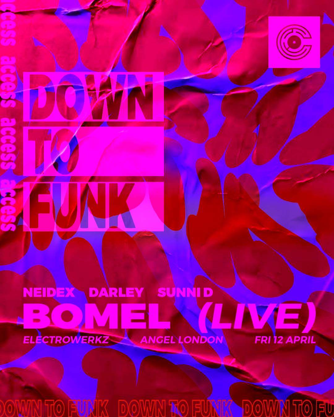 Access: Down To Funk with Bomel (Live) - Página frontal