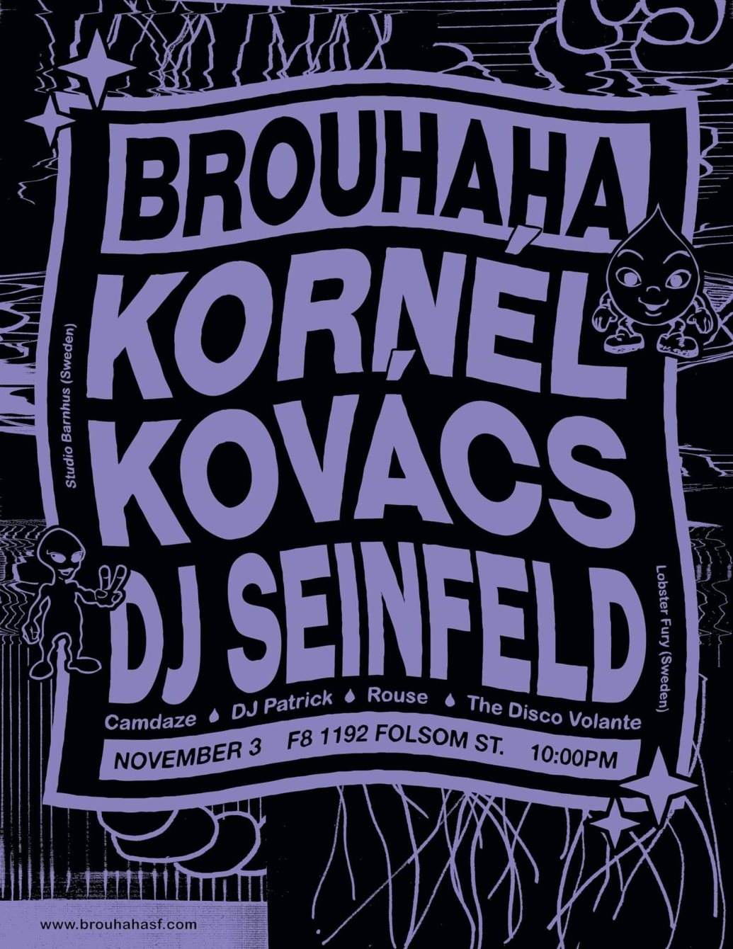 Brouhaha with Kornél Kovács & DJ Seinfeld - Página trasera