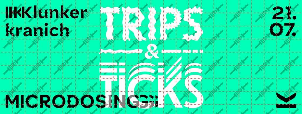 Trips & Ticks Microdosing - Página frontal