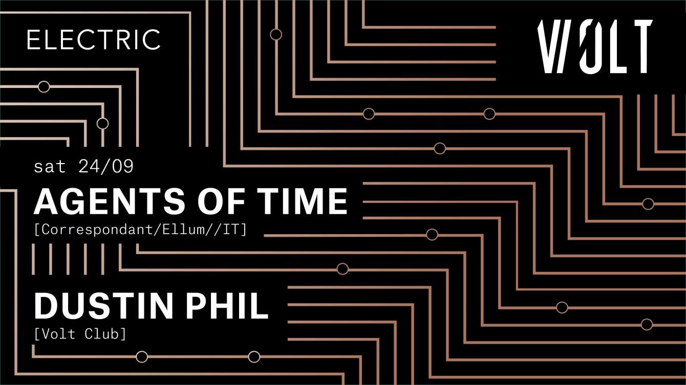24.09 Electric // Agents Of Time, Dustin Phil - Página frontal
