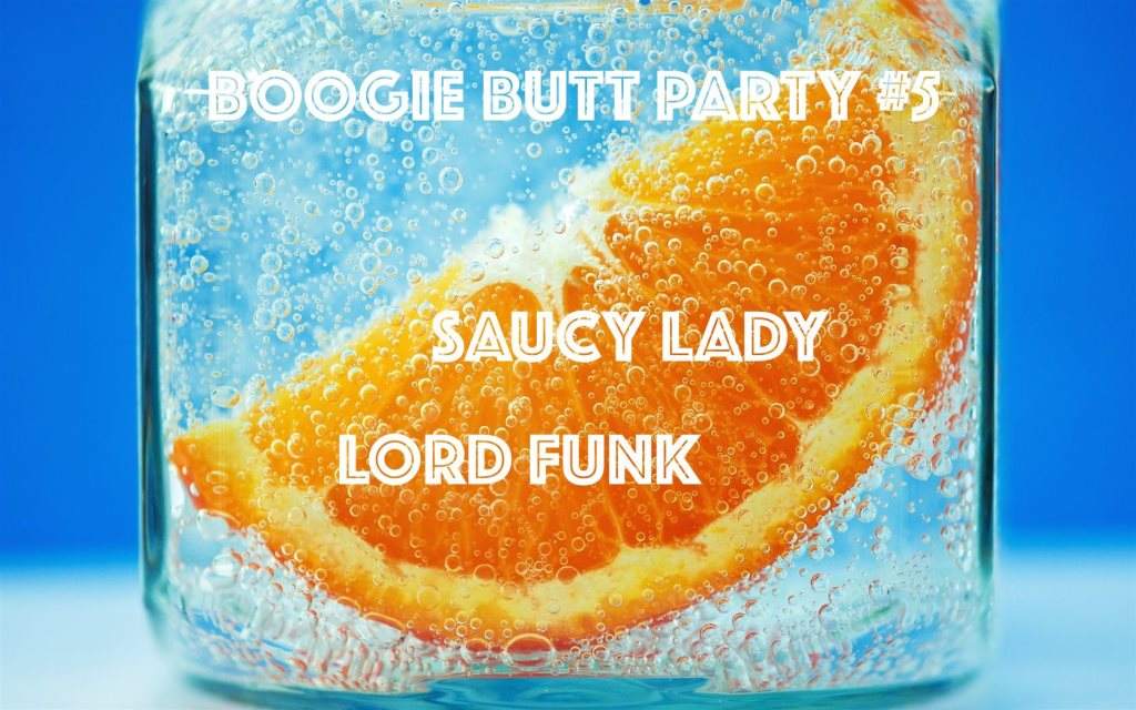 Boogie Butt Party - Flyer front