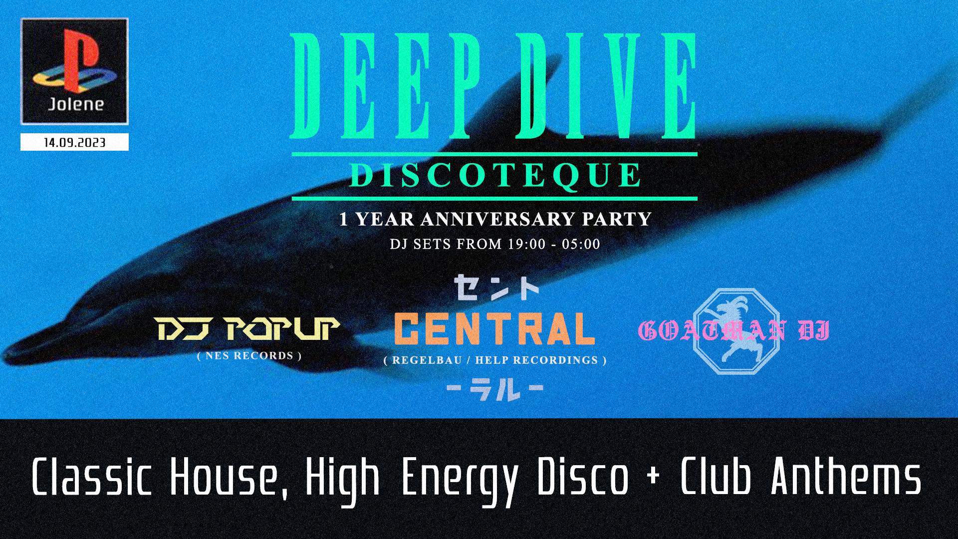Deep Dive Discoteque - Página frontal
