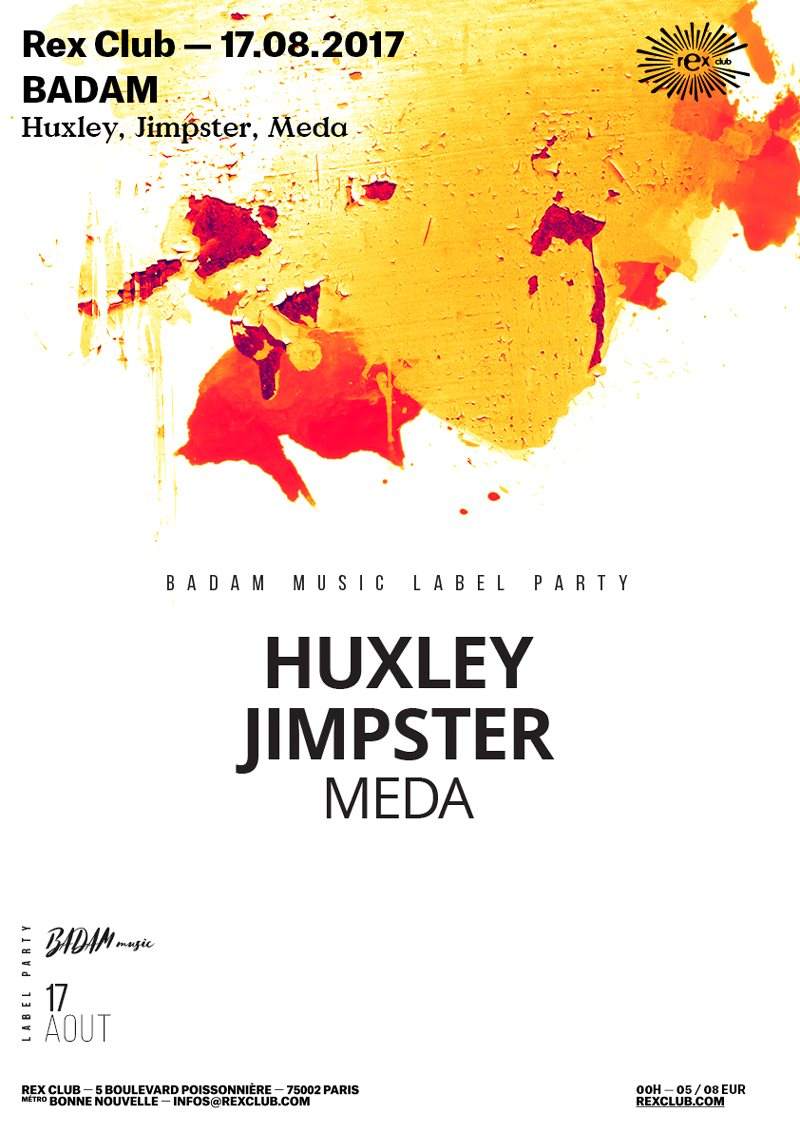 Badam: Huxley, Jimpster - Página frontal