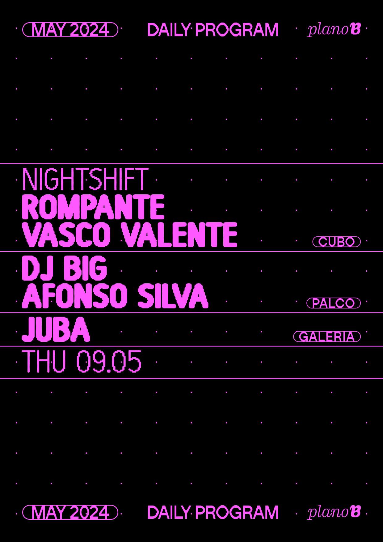 Nightshift: Rompante + Vasco Valente - Página frontal