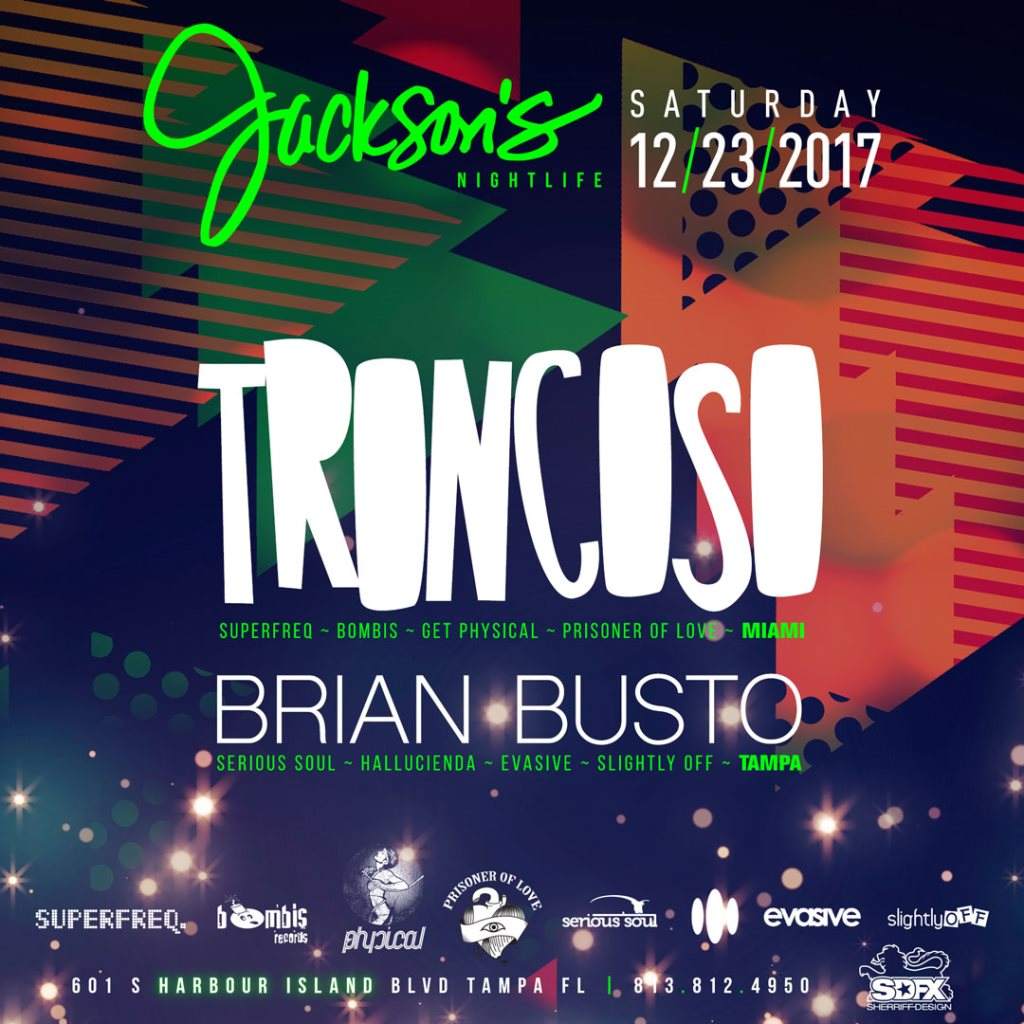 Troncoso & Brian Busto - フライヤー表
