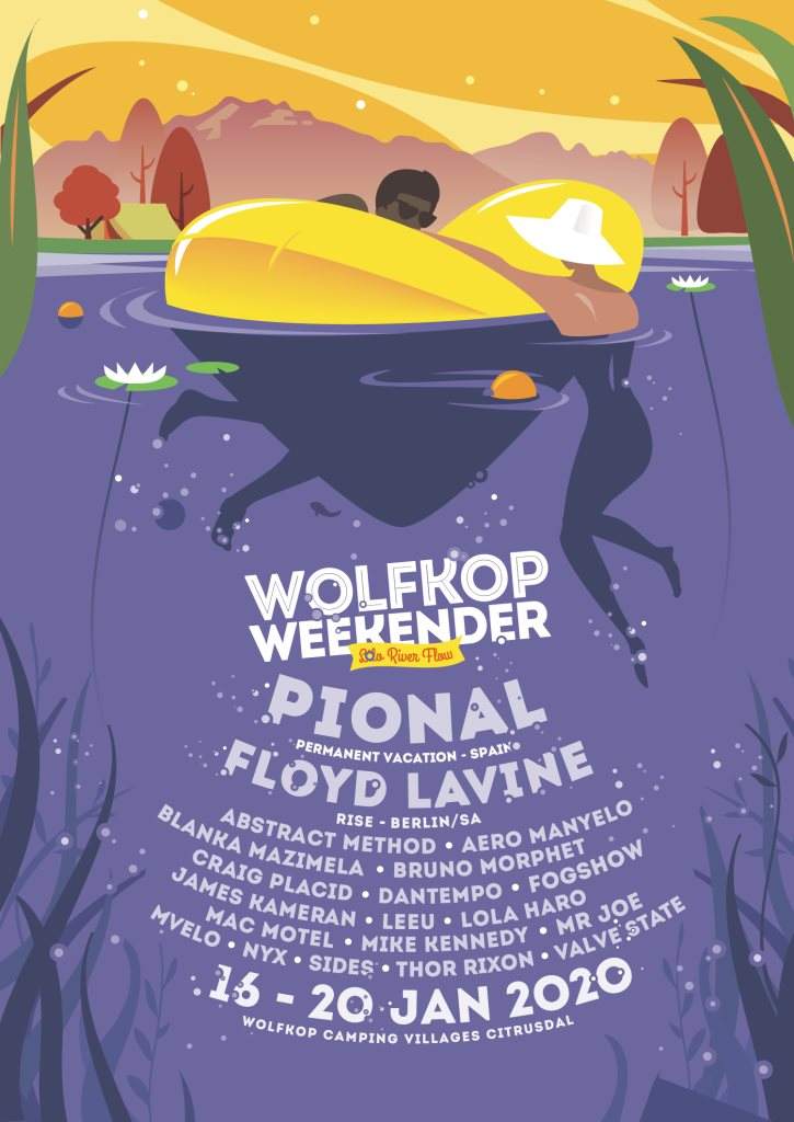 Wolfkop Weekender: Lilo River Flow 2020 - フライヤー表