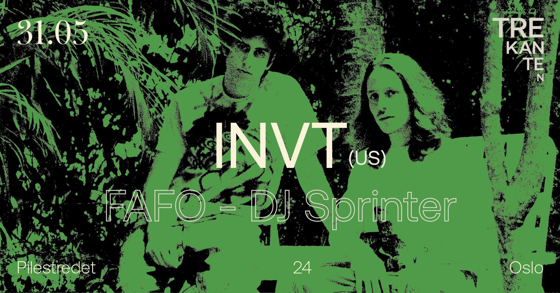 Klubb: INVT (US) + FAFO + DJ Sprinter / Trekanten bei Trekanten, Oslo