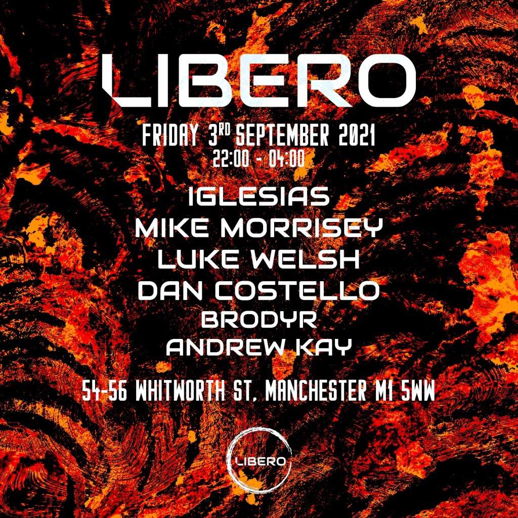 Libero Records presents :- Iglesias / Mike Morrisey / Luke Welsh / Dan Costello / Andrew Kay - Página frontal