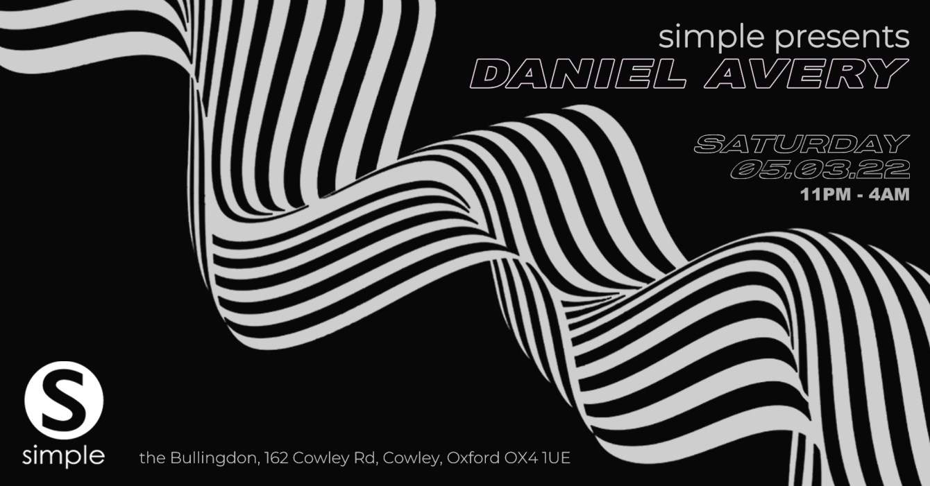Simple presents Daniel Avery - Página frontal