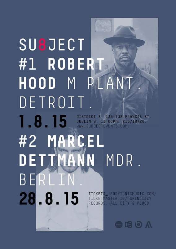 Subject is 8 // P1 - Subject x Surge - Robert Hood aka Floorplan - Página frontal