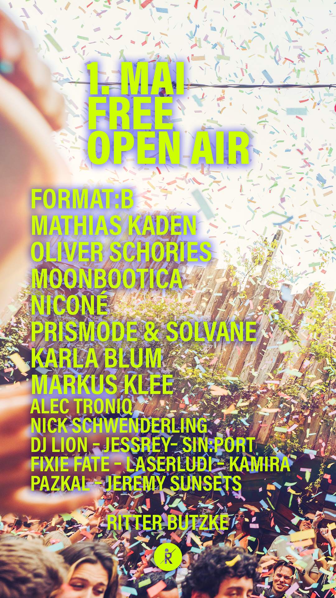 Free Open Air with Format: B - フライヤー裏