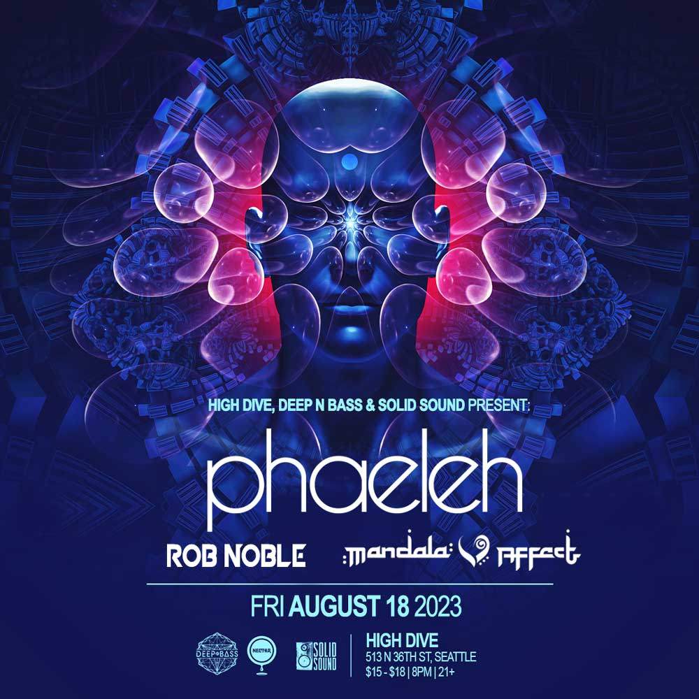 Phaeleh with Rob Noble and Mandala Affect - フライヤー表