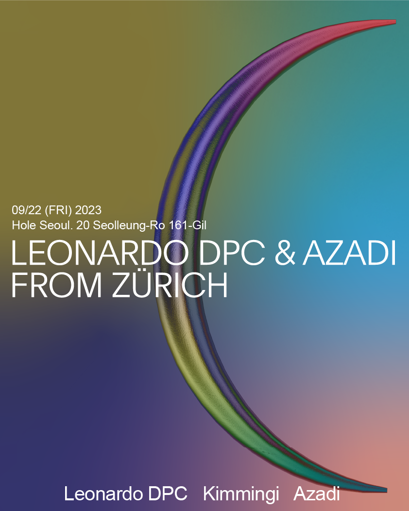 INVITES - LEONARDO DPC & AZADI FROM Zürich - Página frontal