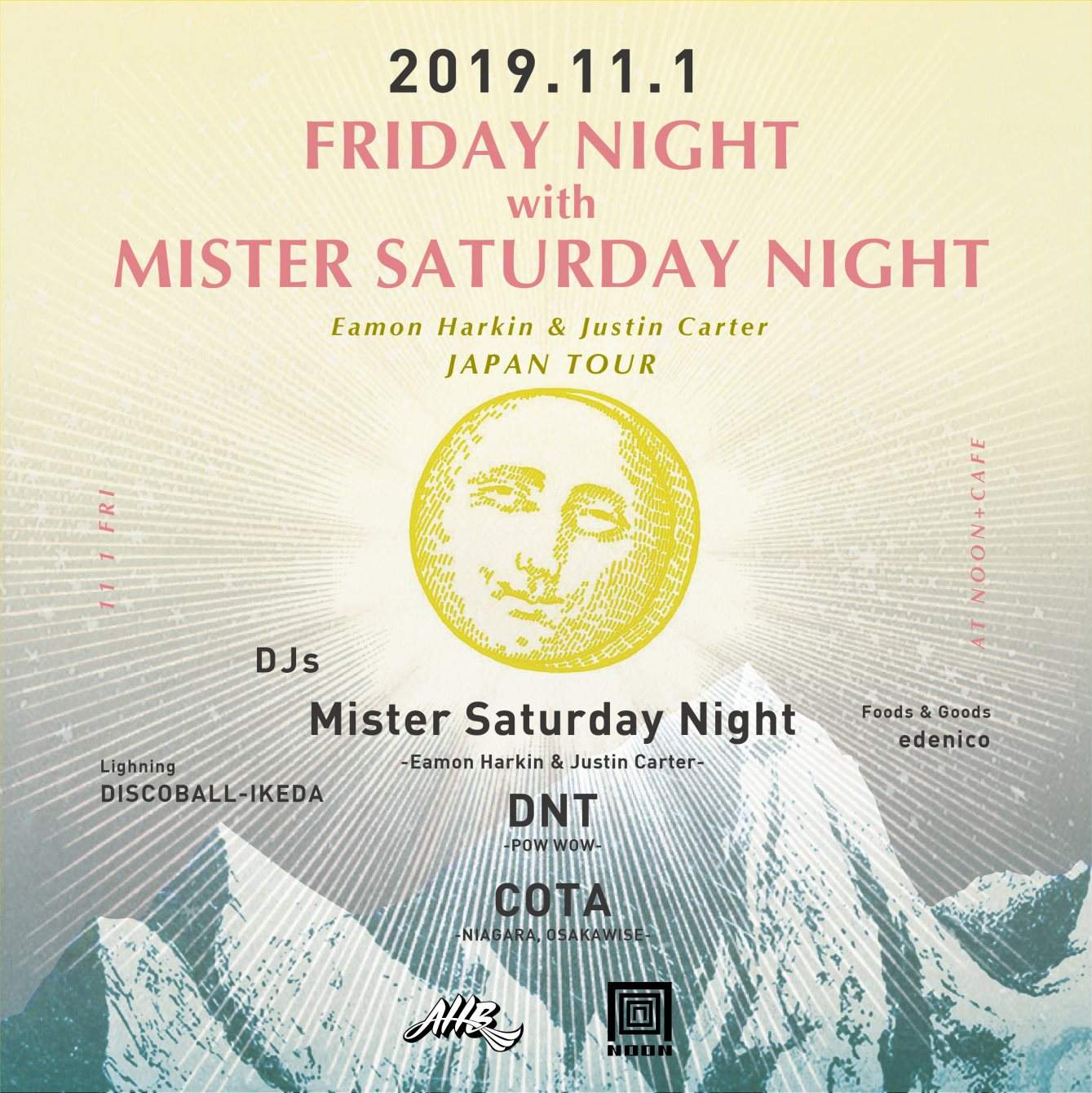 Friday Night with Mister Saturday Night - フライヤー表