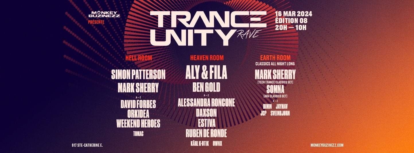 Trance Unity Rave 2024 - Página frontal