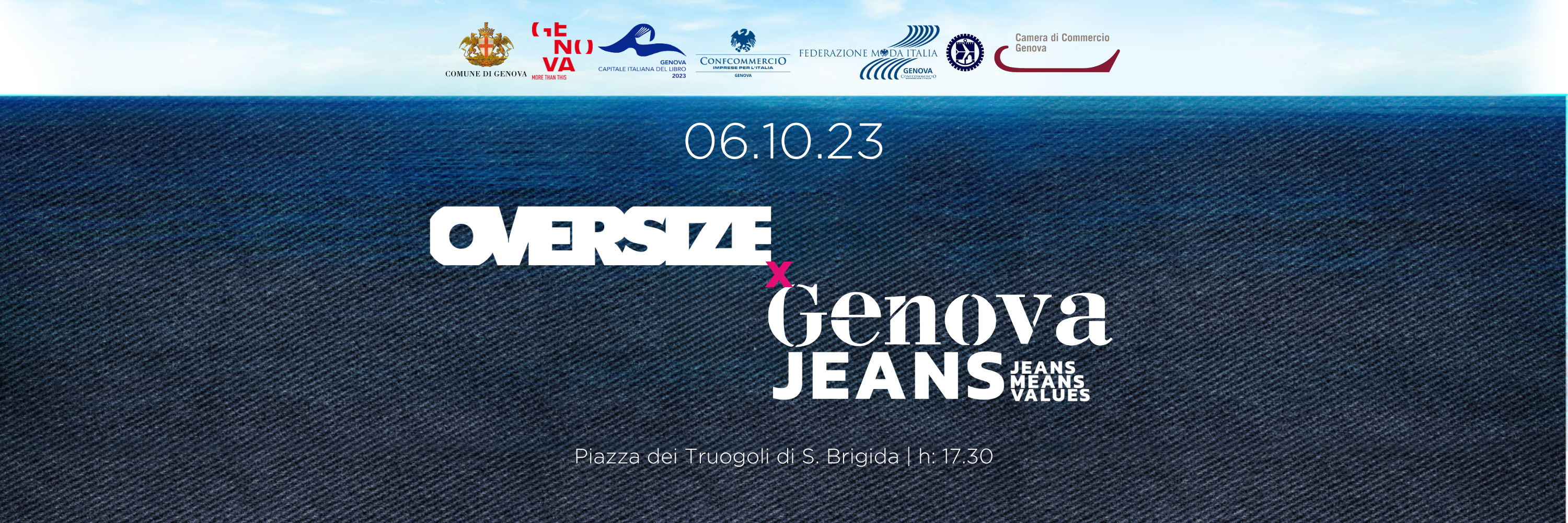 OVERSIZEit x Genova Jeans - Página frontal