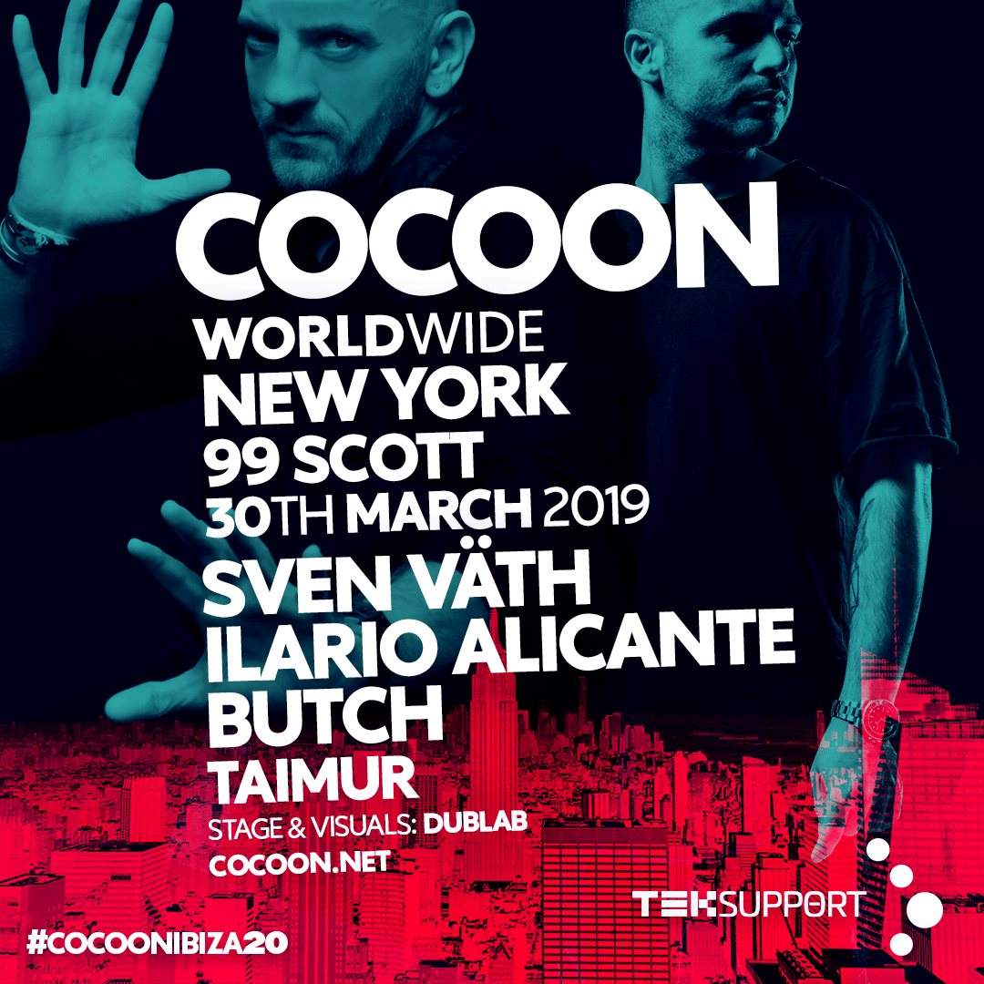 Cocoon New York: Sven Väth, Ilario Alicante, Butch & Taimur - Página trasera