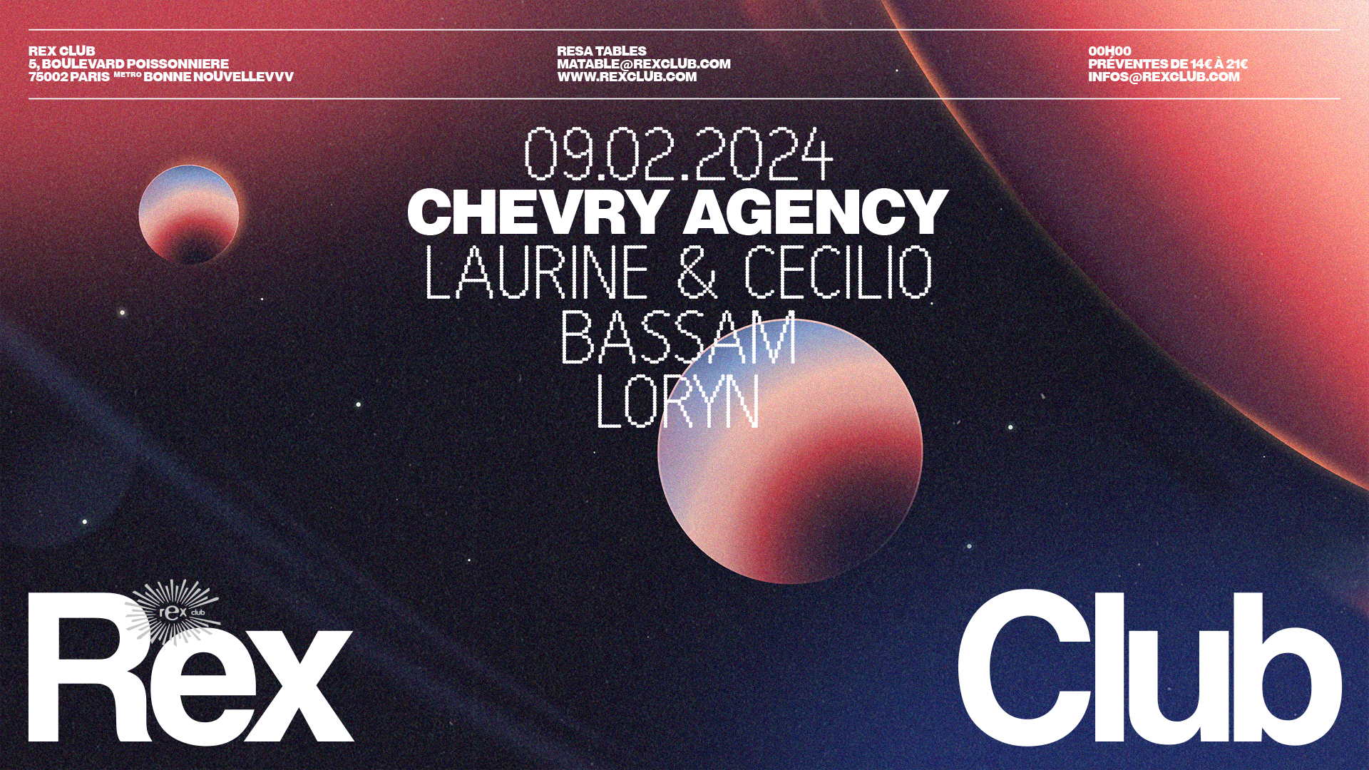 Chevry Agency: Laurine & Cecilio, Bassam, Loryn - Página frontal