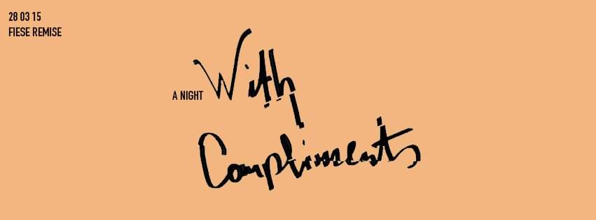 A Night with Compliments - フライヤー表