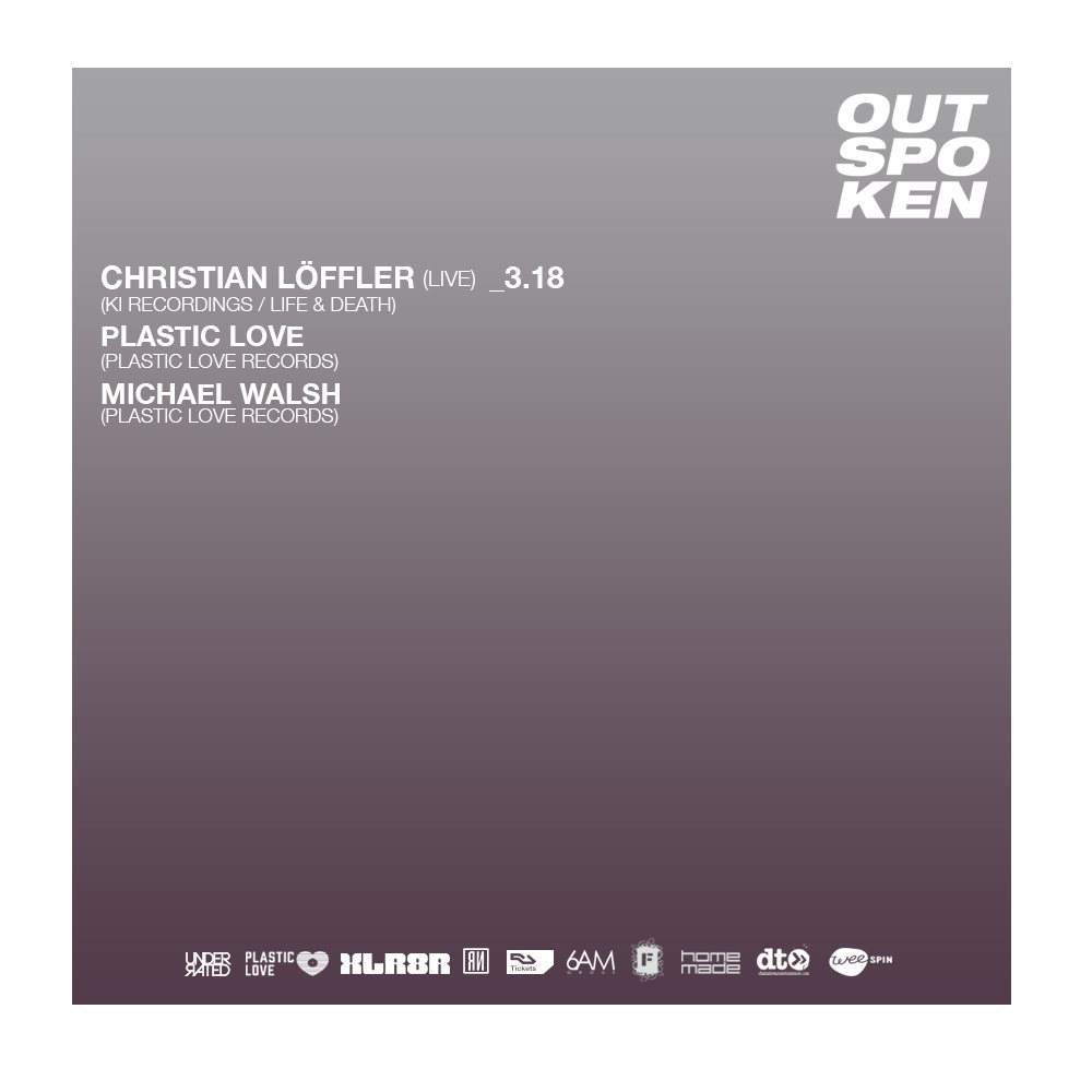 Outspoken Invites Christian Löffler Live (KI Records) & Guests - Página frontal