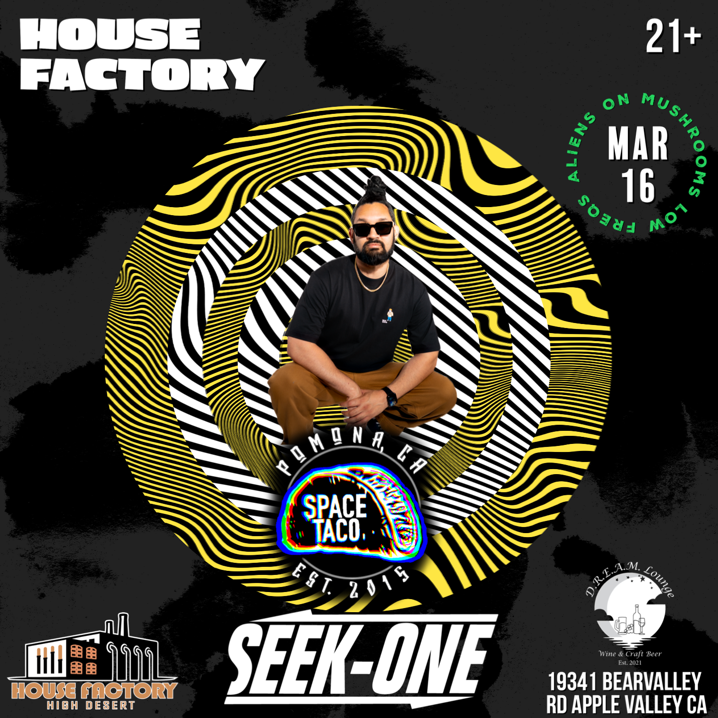 [CANCELLED] House Factory feat Seek-One - フライヤー表