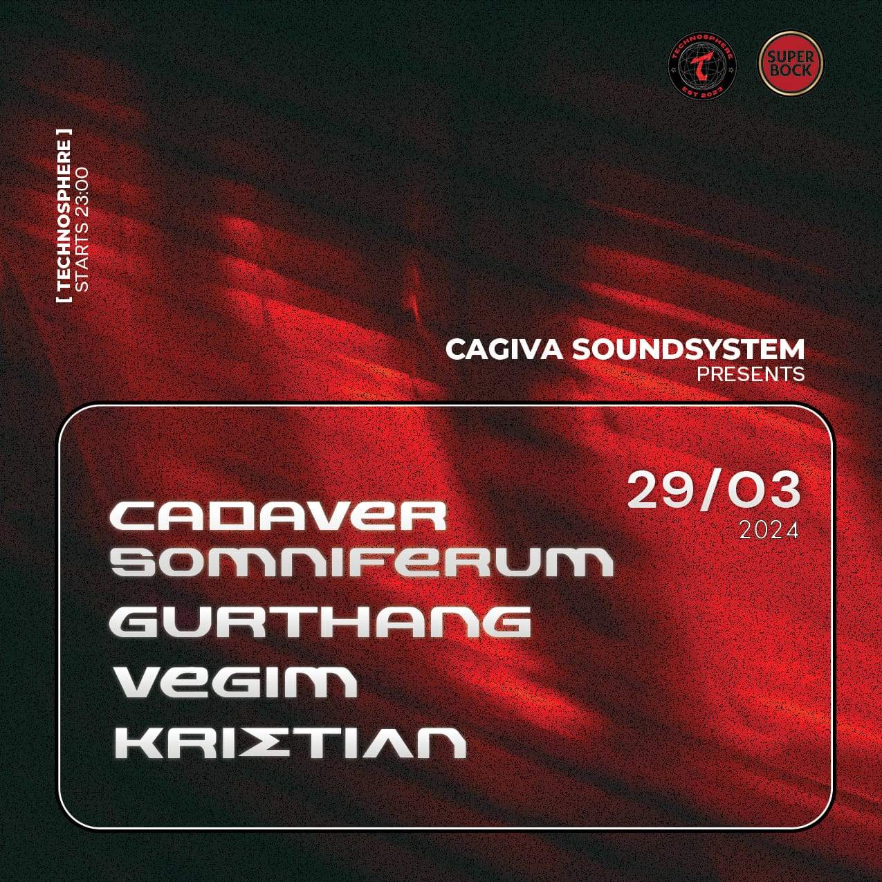 Cagiva Soundsystem presents - Página frontal