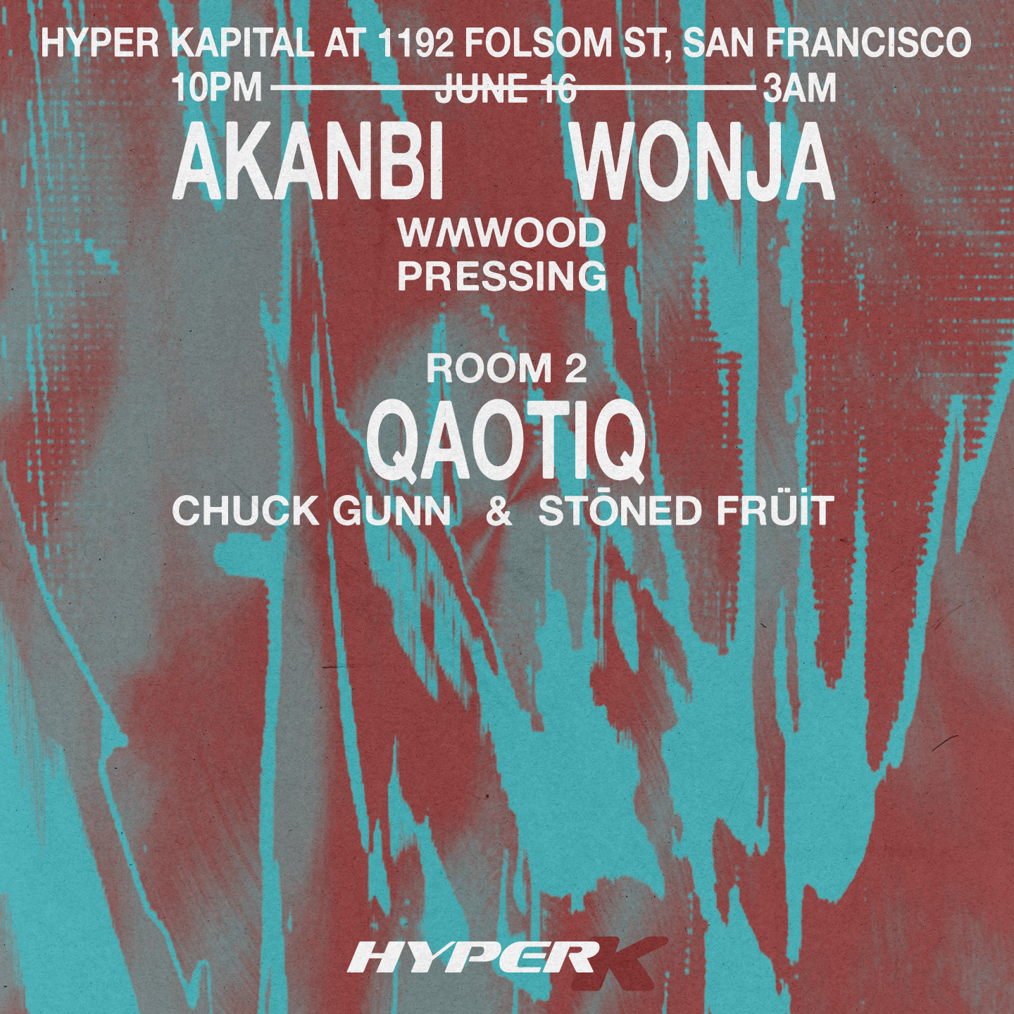 hyper_k 005 with Akanbi, Wonja, Qaotiq DJs - Página frontal