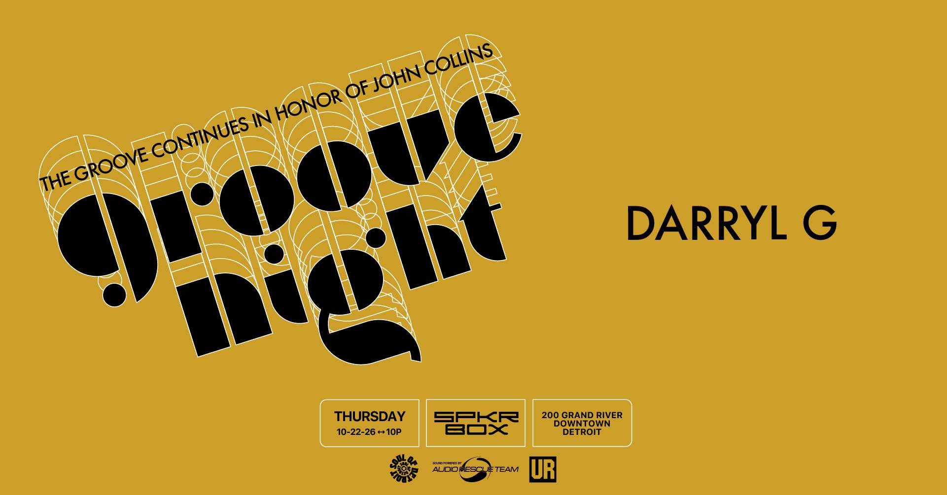 Groove Night at Spkrbox, Detroit
