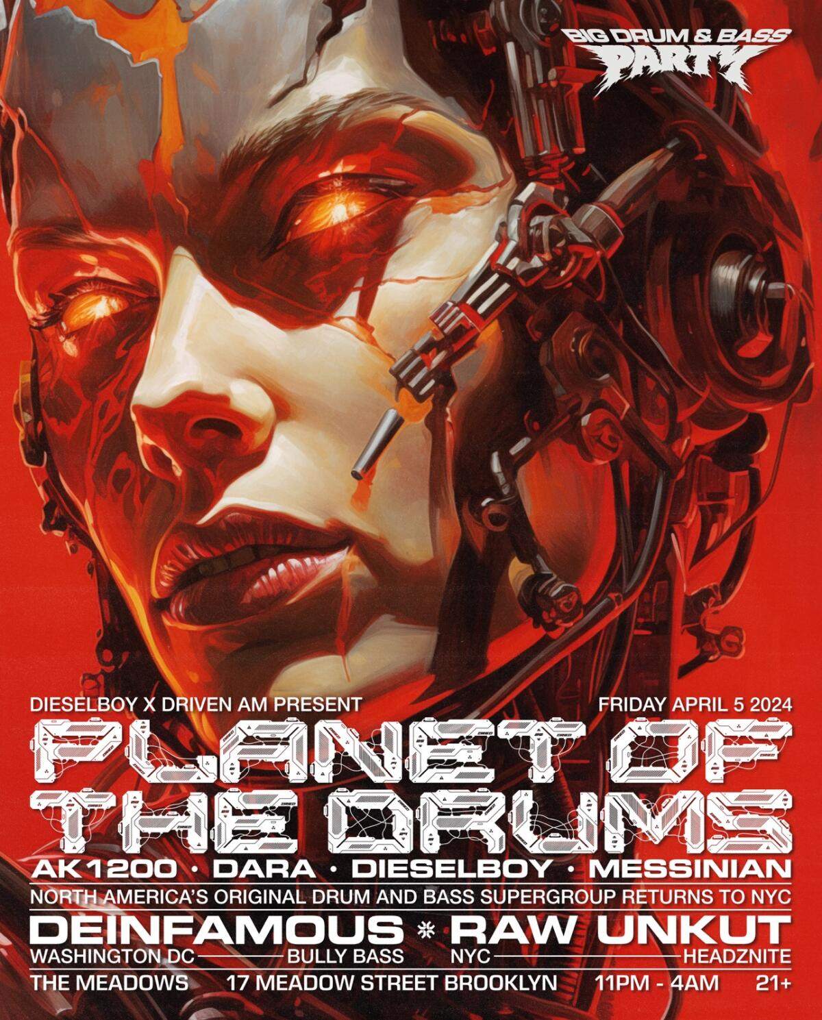 PLANET OF THE DRUMS at Big Drum & Bass Party - Página frontal