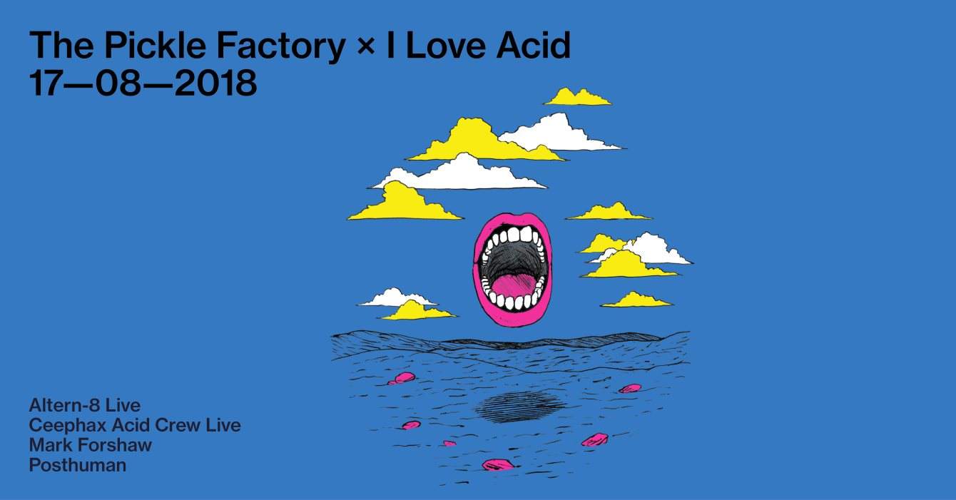 I Love Acid with Altern-8 Live, Ceephax Acid Crew Live, Mark Forshaw, Posthuman - Página frontal