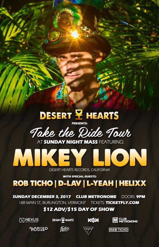 Desert Hearts presents - Mikey Lion - Sunday Night Mass - Página frontal
