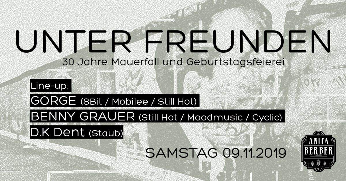Unter Freunden - with Gorge, Benny Grauer, u.a.. - Página frontal