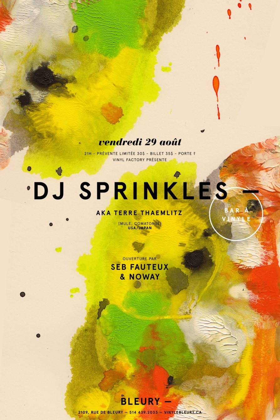 Vinyle Factory presents Dj Sprinkles - Página frontal