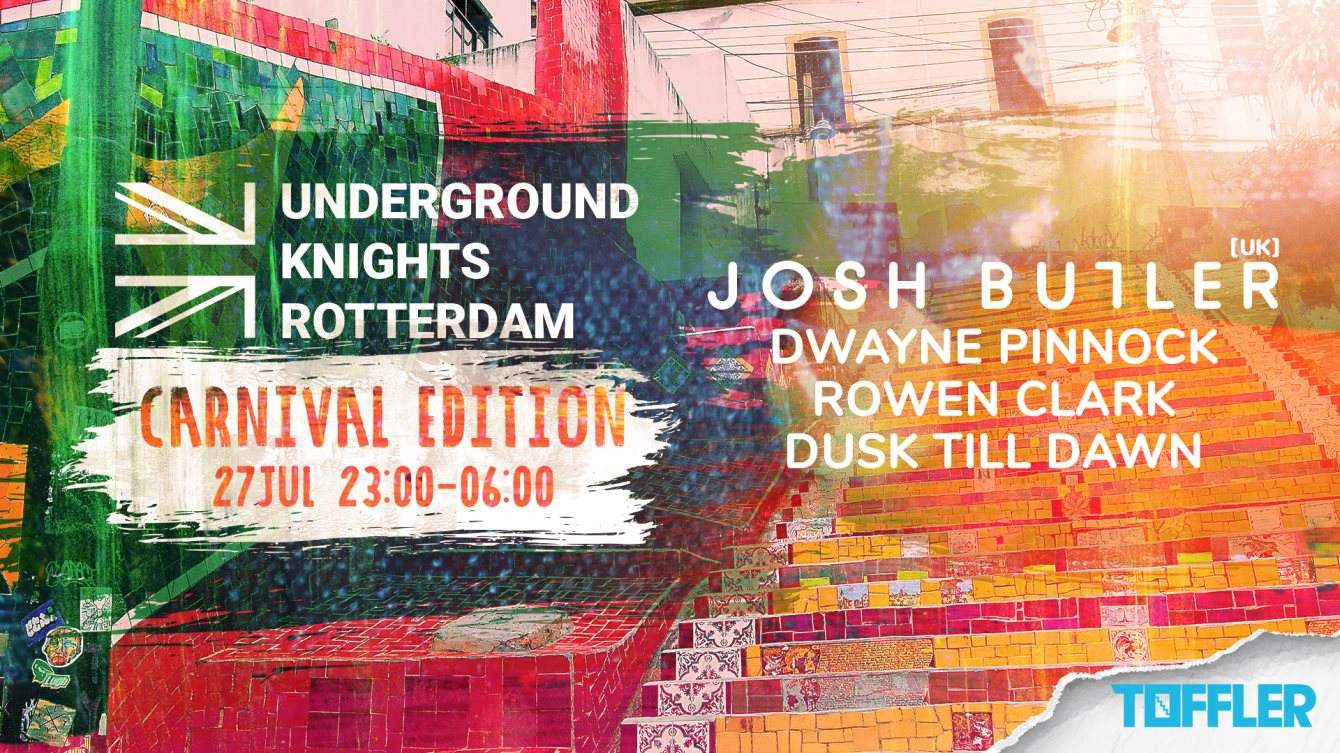 Underground Knights Rotterdam with Josh Butler - フライヤー表
