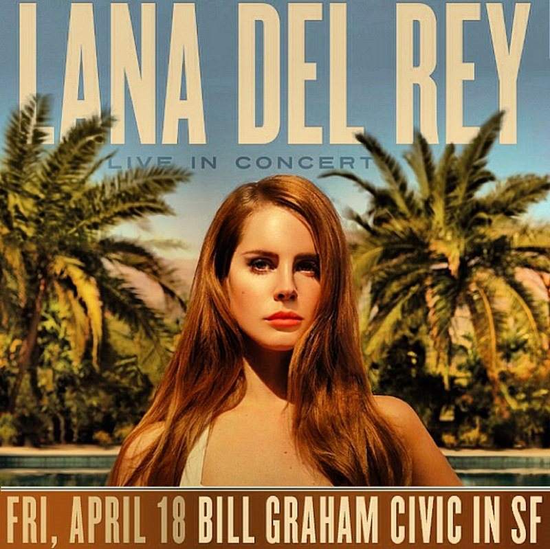 Lana Del Rey at Bill Graham Civic Auditorium, San Francisco/Oakland