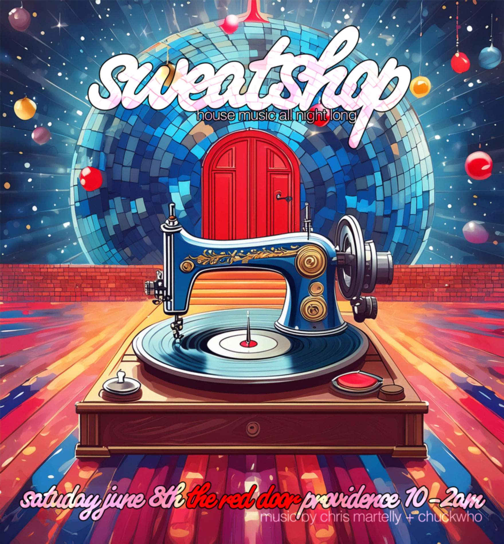 sweatshop at Red Door, Rhode Island