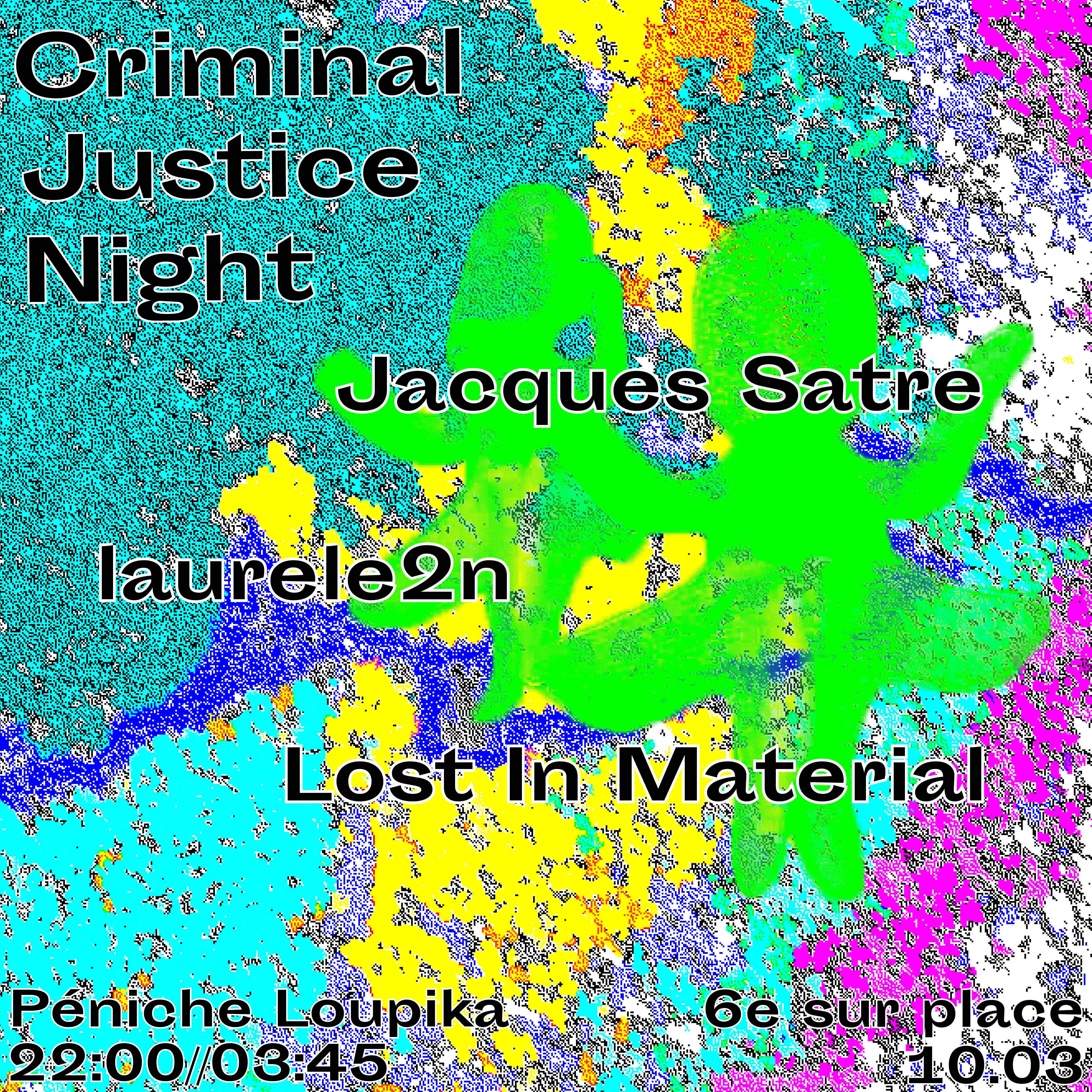 Criminal Justice Night #26 - Página frontal